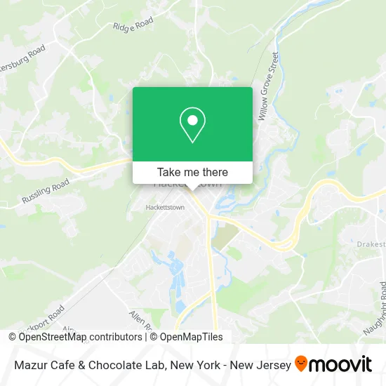 Mazur Cafe & Chocolate Lab map