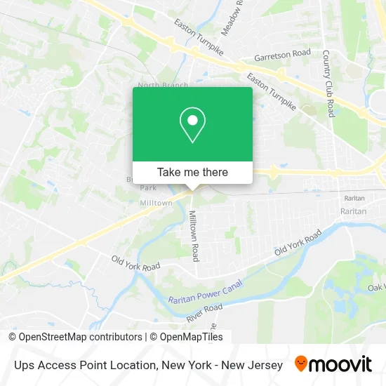 Ups Access Point Location map