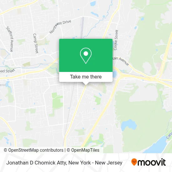 Jonathan D Chomick Atty map