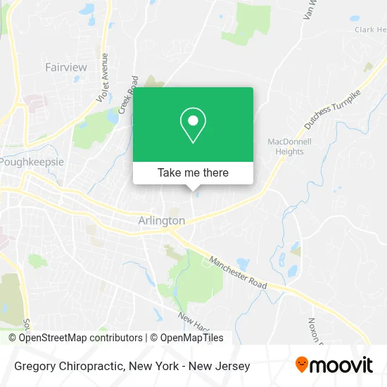 Gregory Chiropractic map