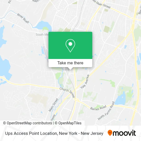 Ups Access Point Location map
