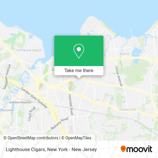 Lighthouse Cigars map