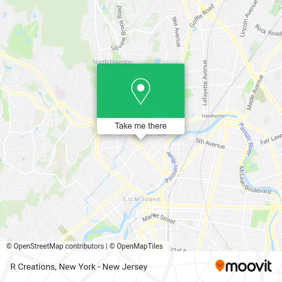 R Creations map