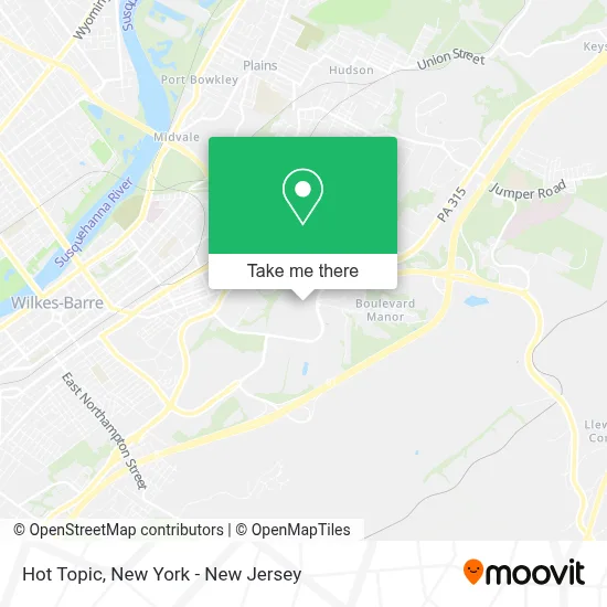 Hot Topic map
