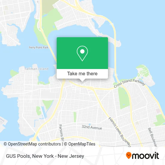 GUS Pools map
