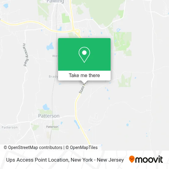 Ups Access Point Location map
