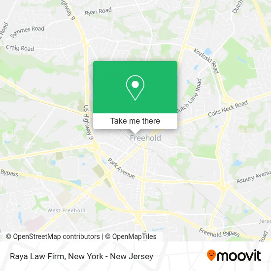Raya Law Firm map