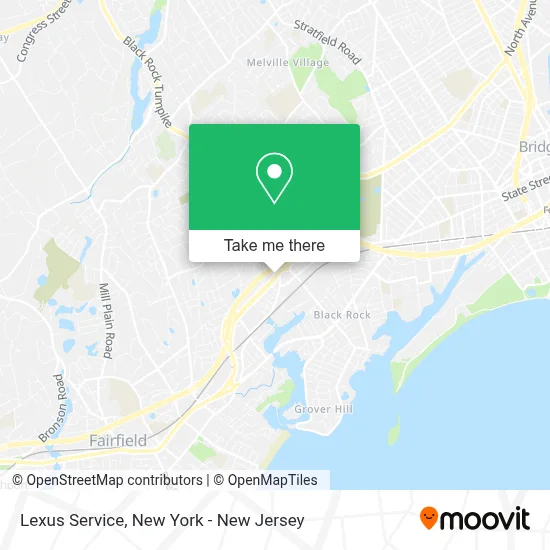 Lexus Service map