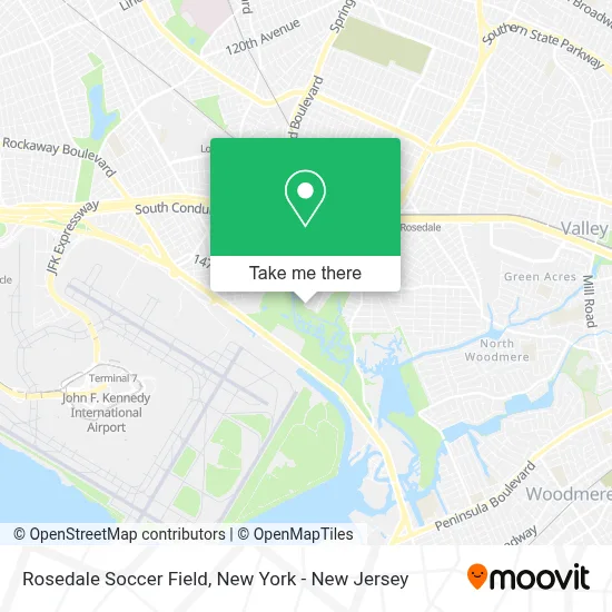 Rosedale Soccer Field map