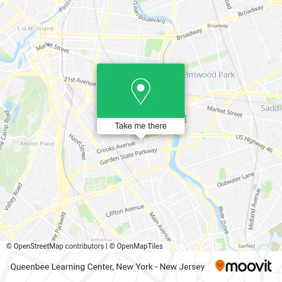 Queenbee Learning Center map
