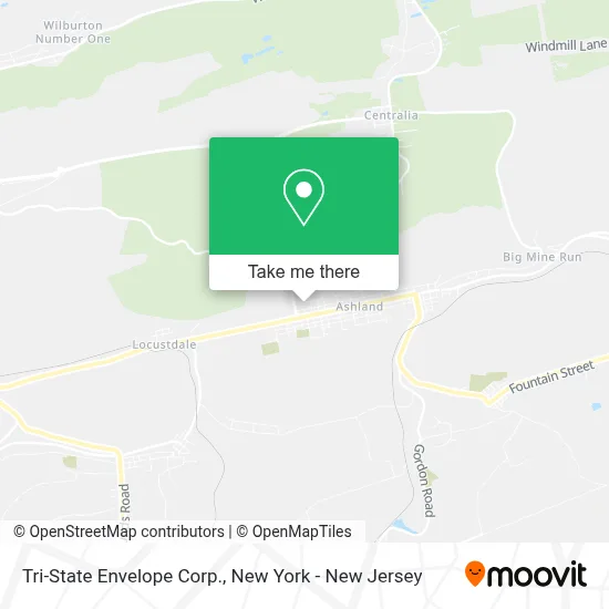 Tri-State Envelope Corp. map