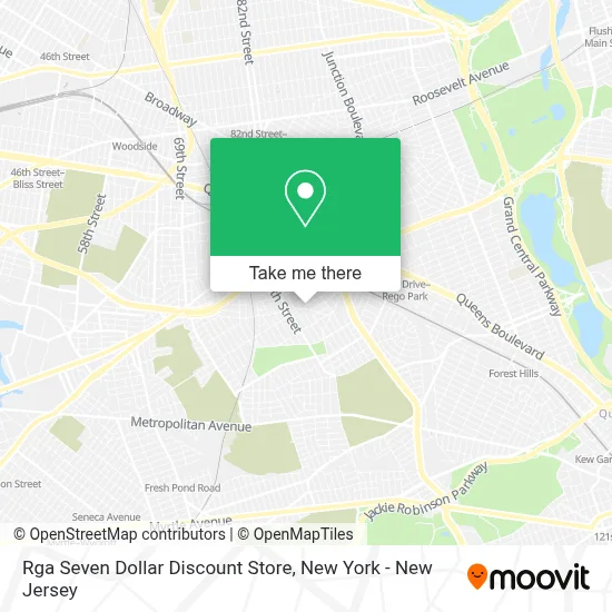 Rga Seven Dollar Discount Store map