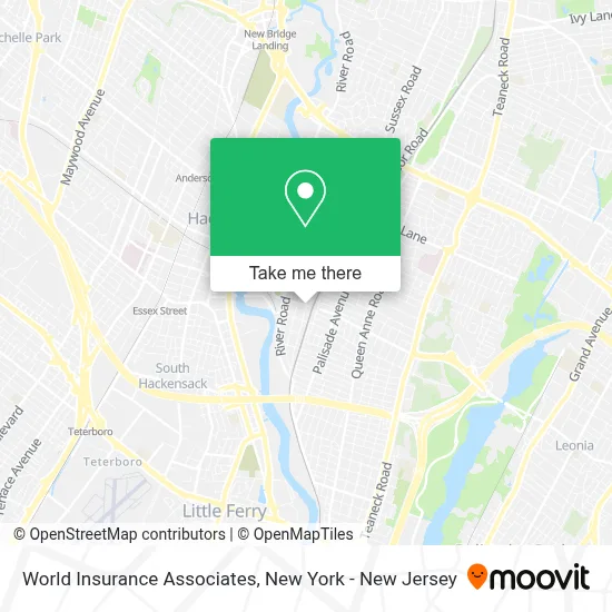 World Insurance Associates map