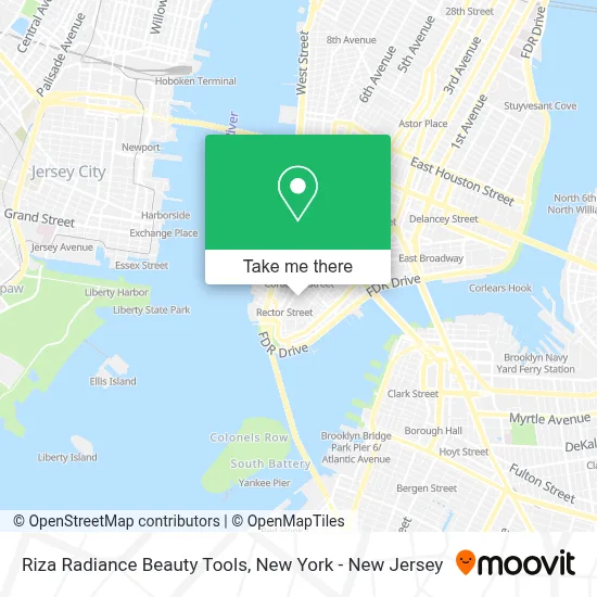 Riza Radiance Beauty Tools map