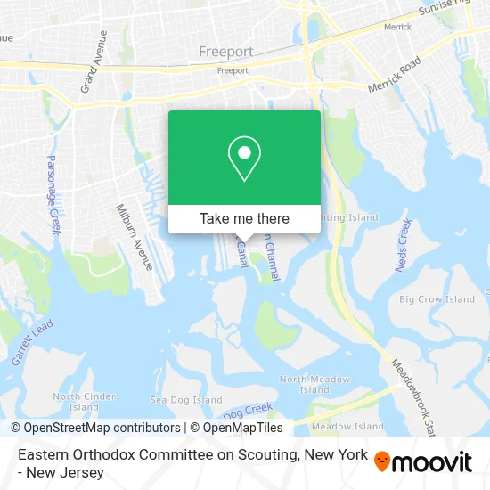 Eastern Orthodox Committee on Scouting map