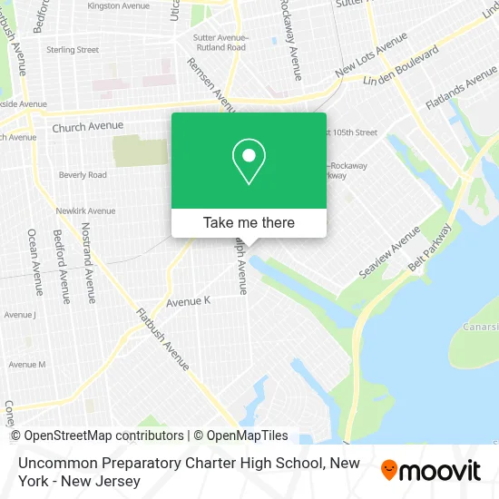 Uncommon Preparatory Charter High School map