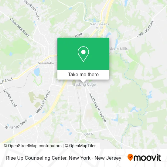 Rise Up Counseling Center map
