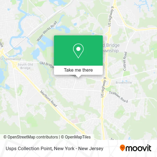 Usps Collection Point map