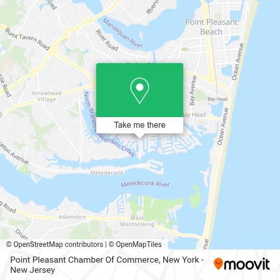 Point Pleasant Chamber Of Commerce map