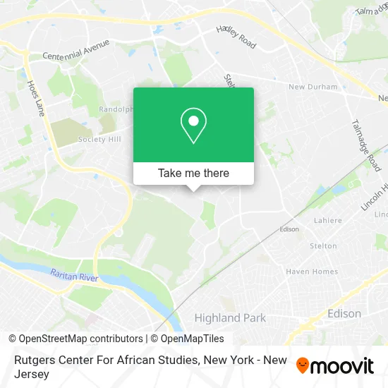 Rutgers Center For African Studies map