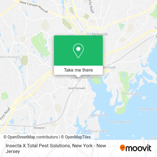 Insecta X Total Pest Solutions map