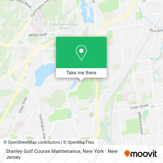 Stanley Golf Course Maintenance map