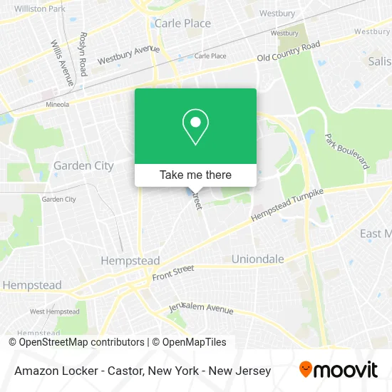 Amazon Locker - Castor map