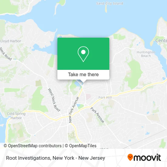 Root Investigations map