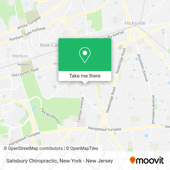 Salisbury Chiropractic map