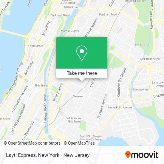 Layti Express map
