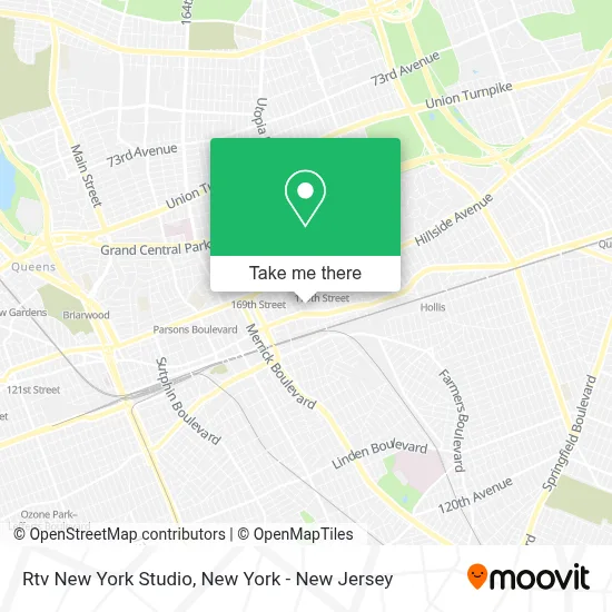 Rtv New York Studio map
