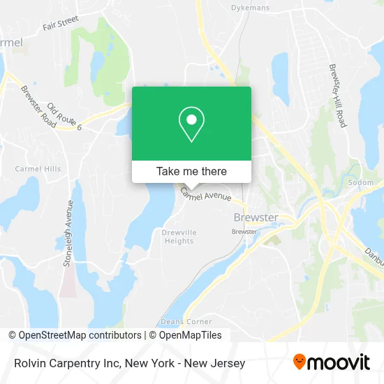 Rolvin Carpentry Inc map
