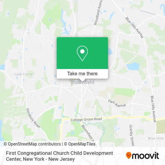 First Congregational Church Child Development Center map