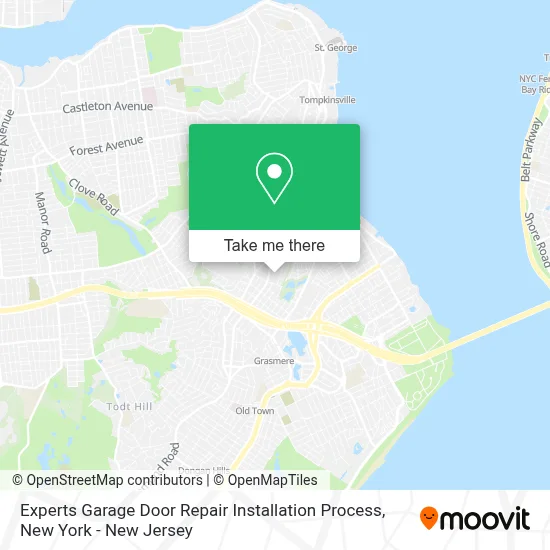 Experts Garage Door Repair Installation Process map