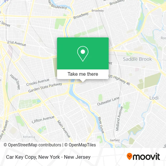 Car Key Copy map