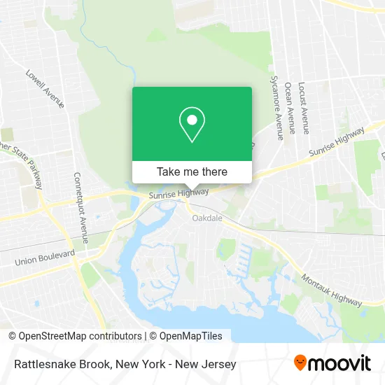 Rattlesnake Brook map