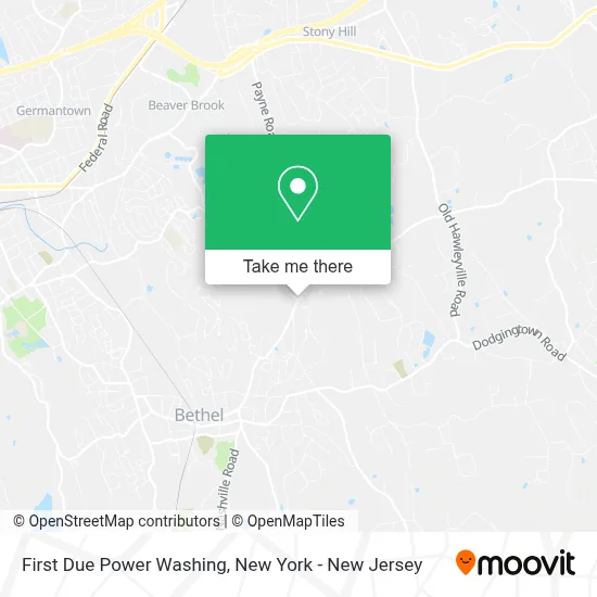 First Due Power Washing map