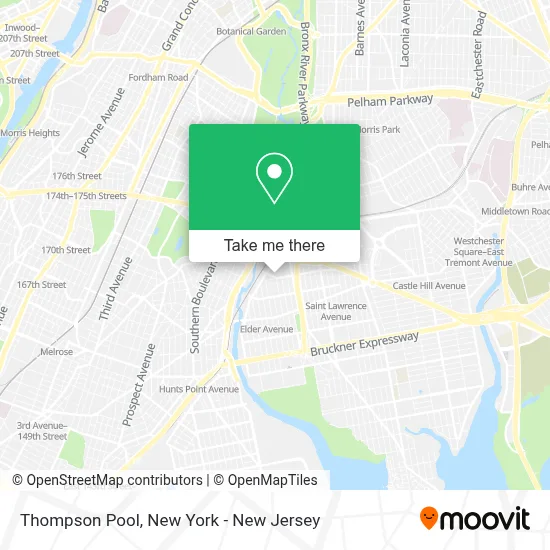 Thompson Pool map