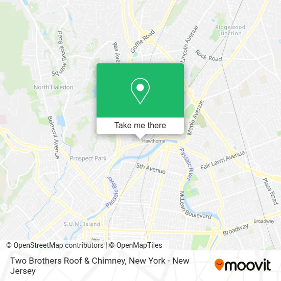 Two Brothers Roof & Chimney map