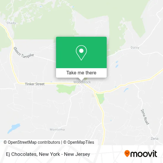 Ej Chocolates map