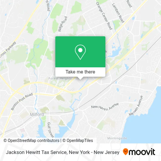 Jackson Hewitt Tax Service map