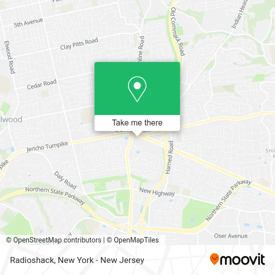 Radioshack map