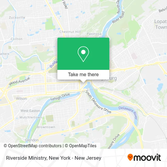 Riverside Ministry map