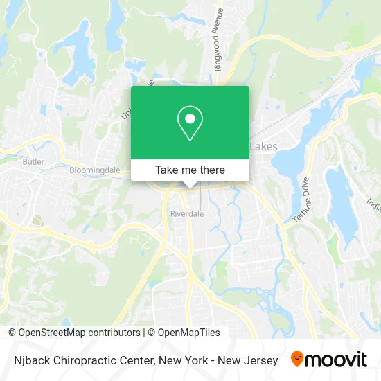 Njback Chiropractic Center map