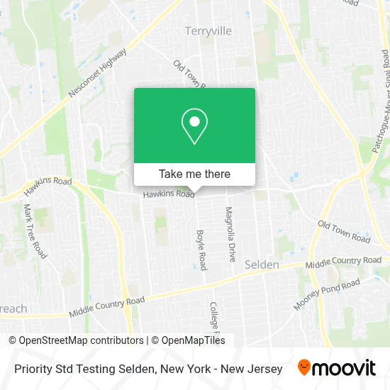 Priority Std Testing Selden map