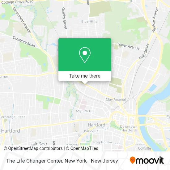 The Life Changer Center map