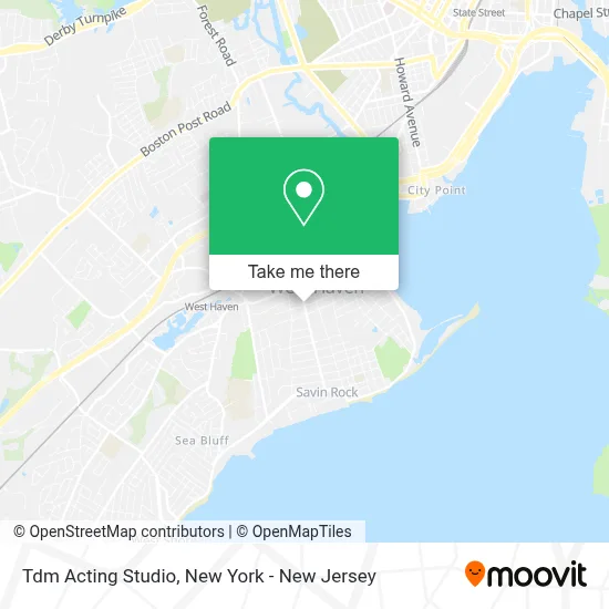 Tdm Acting Studio map
