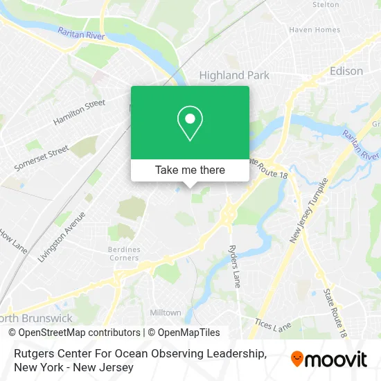 Rutgers Center For Ocean Observing Leadership map