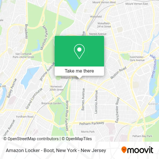 Amazon Locker - Boot map