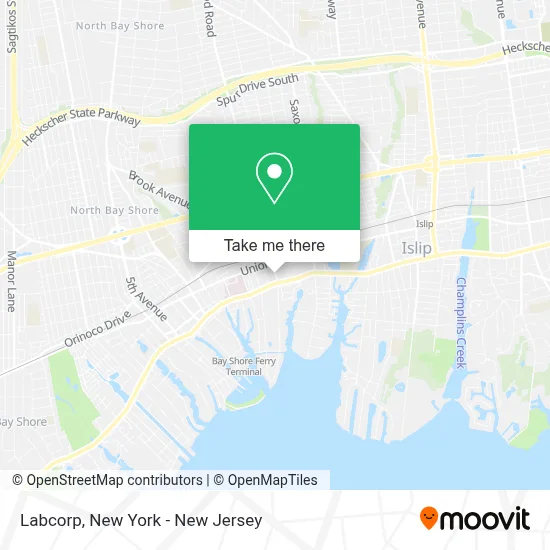 Labcorp map